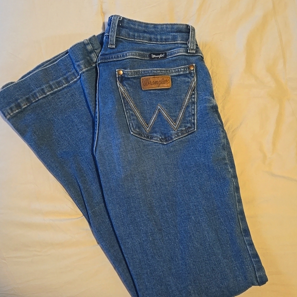 Wrangler retro mae mid rise jeans 28x34